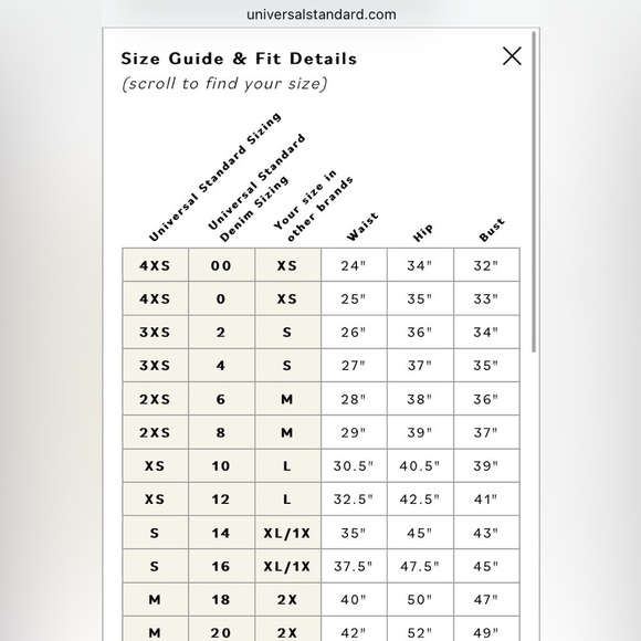 Universal Standard Mid-Rise Seine 32” Dark Indigo Skinny‎ Size L 8 - Picture 10 of 12